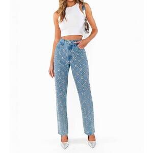 NEW SHOW ME YOUR MUMU icon jeans in jeweled indigo